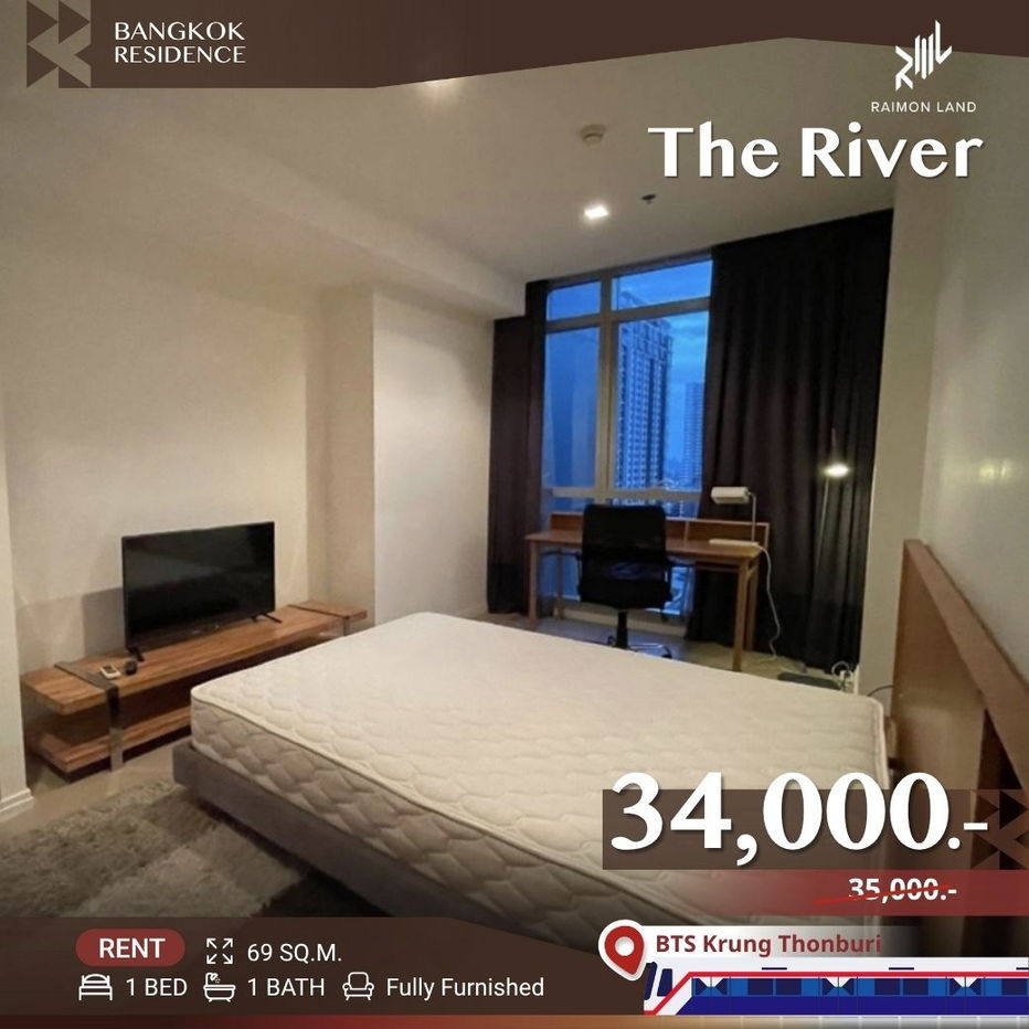 Rare Unit! 🔥 The River 🌊 Beautiful and Rare Unit Near ICONSIAM