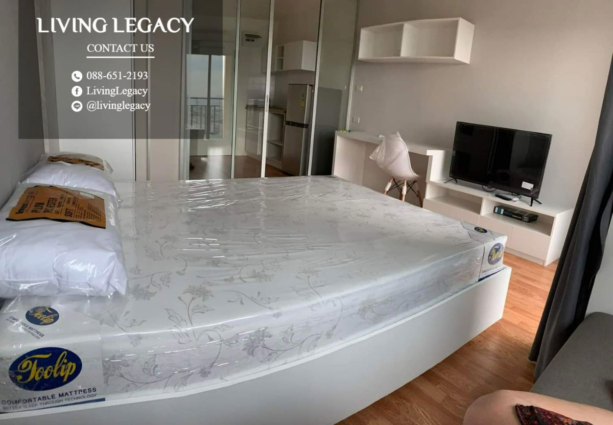 SMZU2Q ให้เช่าคอนโด lumpini ville พนาการ-ศรีนครินทร์ 26.5 ตร.ม. ชั้น 30 Line ID : @livinglegacy