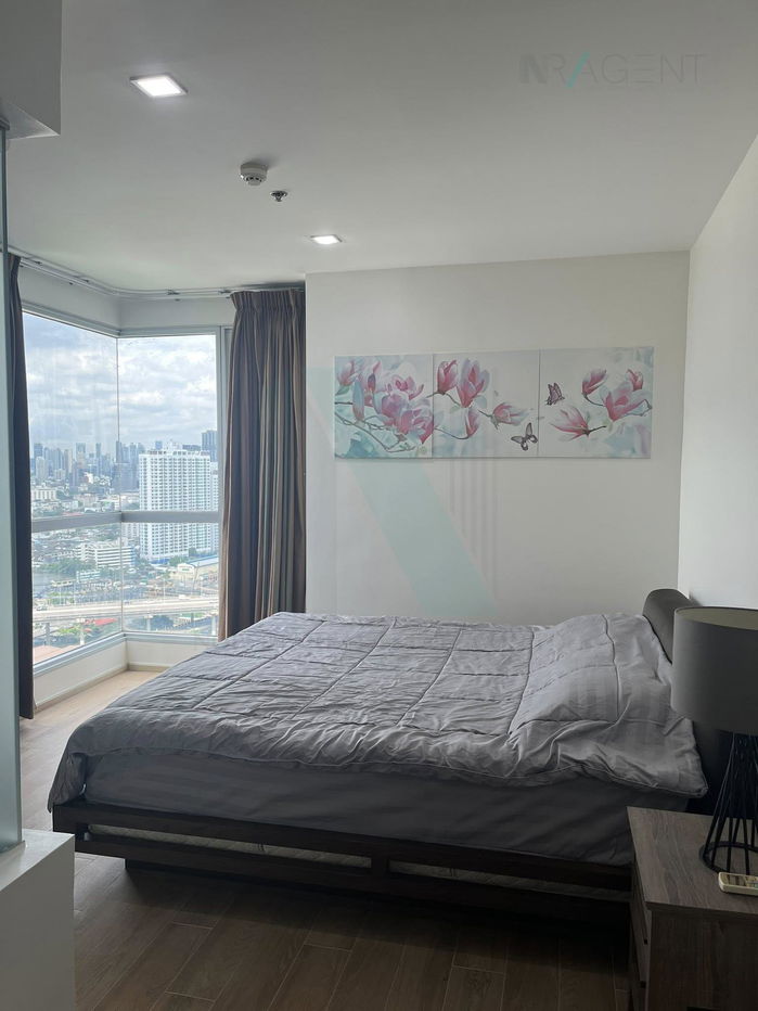 🎊 For Rent Condo RHYTHM SUKHUMVIT 50 Building 1, Floor 28,2 bed room, Room size 65 sqm