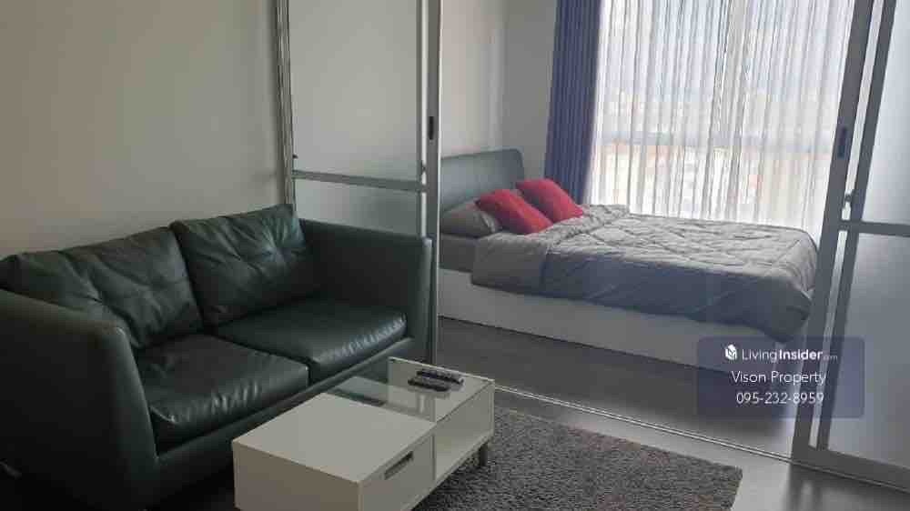 出租公寓：D Condo Nakorn Rayong – 城市景观，8 楼，家具齐全 6,000 泰铢