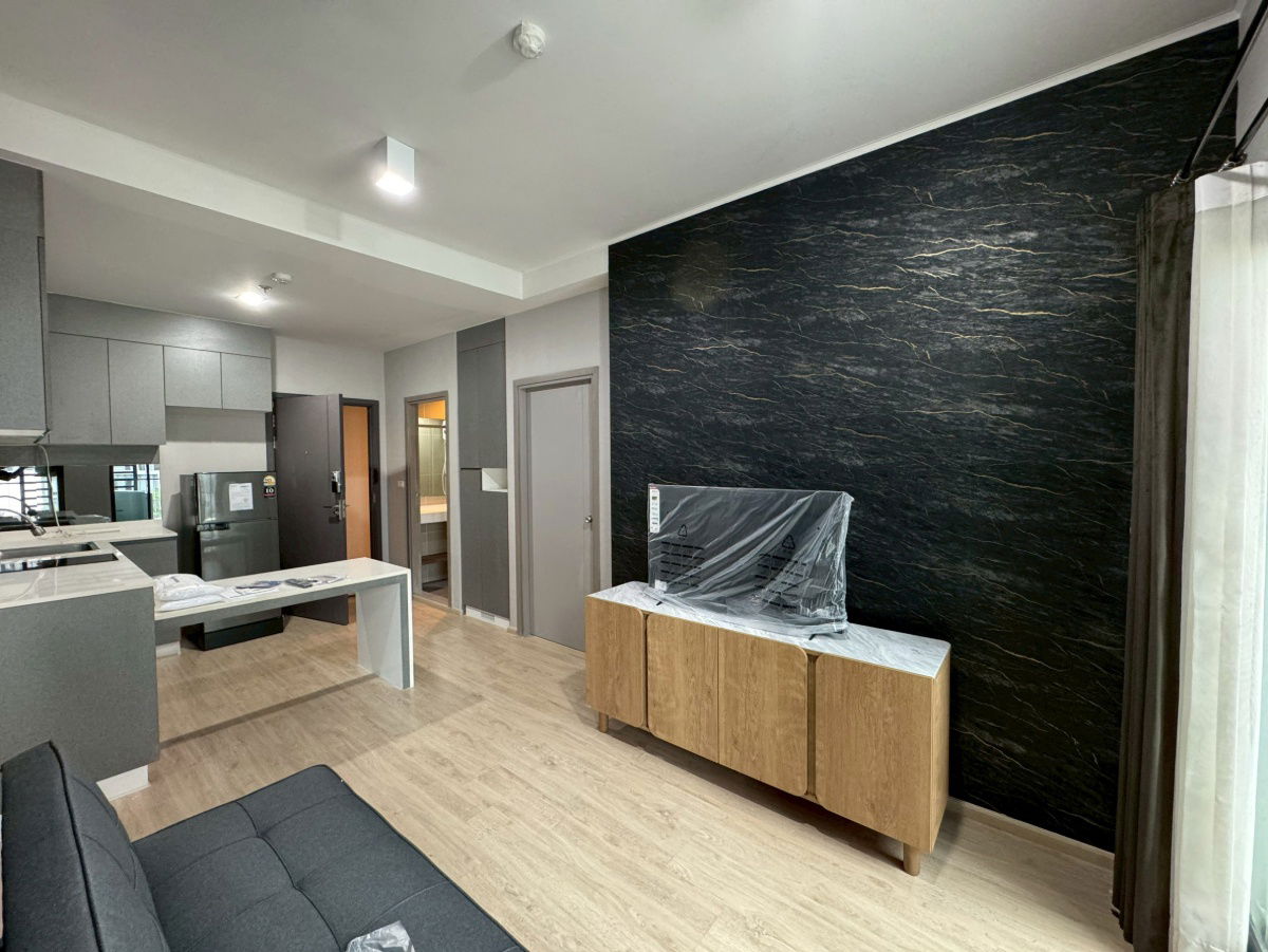 For rent: Ideo New Rama 9, 2 bedrooms, new room, beautifully decorated, fully furnished, ready to move in