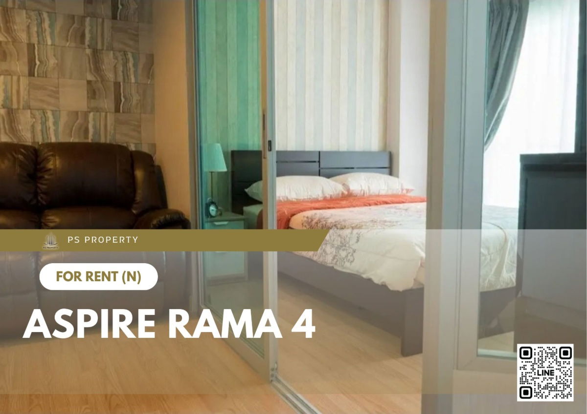 For rent 📍 Aspire Rama 4 📍 Fully furnished and equipped, near BTS Ekkamai