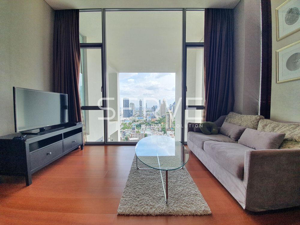 Super Luxury 3 Bd. Unit on Super High fl. // Close to BTS Sala Daeng & MRT Lumphini Station-The Sukhothai Residences