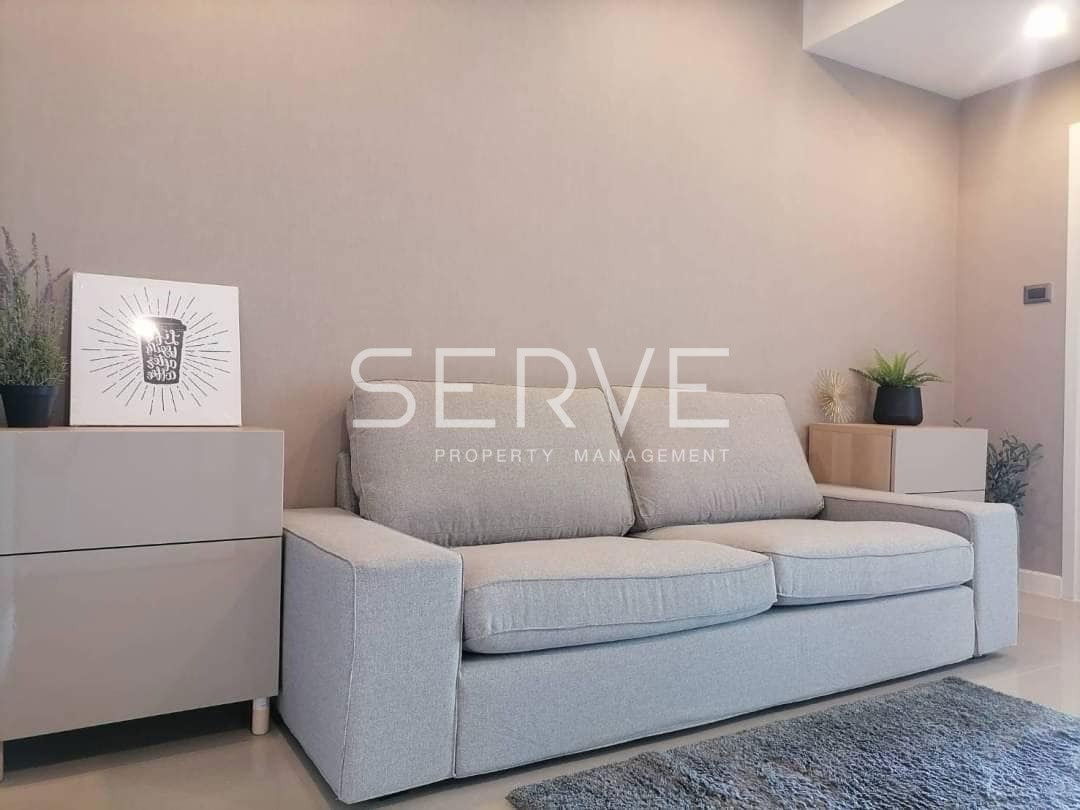 1 Bed Large Room Fully Furnished Good Location  Close to MRT Thailand Cultural Center Station @  Supalai Wellington 2