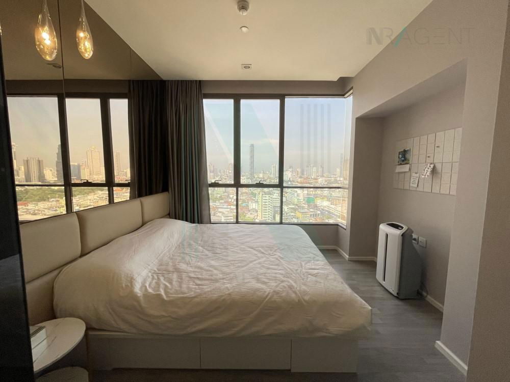 Condo for rent, The Room Sathorn-St. Louis, Building 1, 21st floor, 1 bedroom, size 35.00 sq m, near St. Louis Hospital
