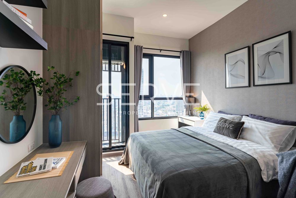 Nice Room Studio with partition on Super High Fl. in On Nut Area New Condo Close to BTS On Nut 650 m-KnightsBridge Prime Onnut