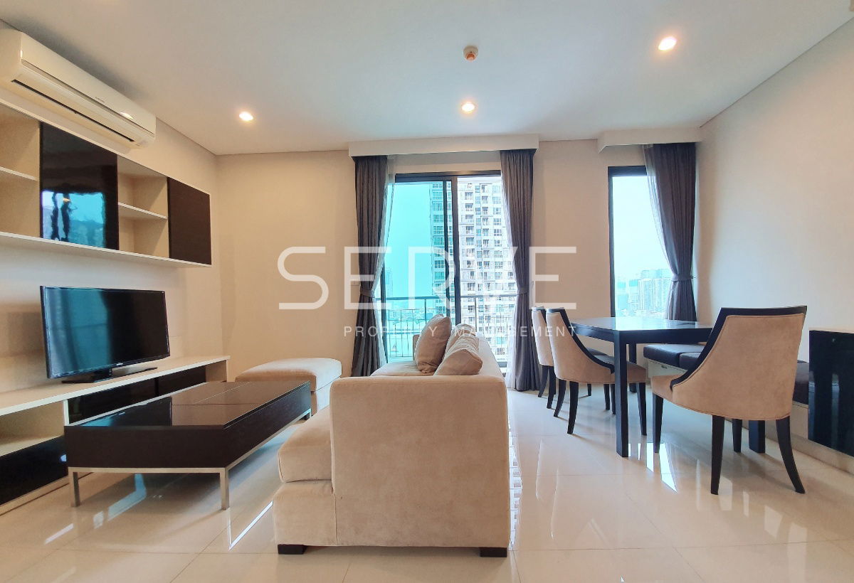 2 Beds 2 Baths Large Room Fully furnished Good Location Close to MRT Phetchaburi 150 m.,Terminal 21 , Central Rama 9  @ Villa Asoke