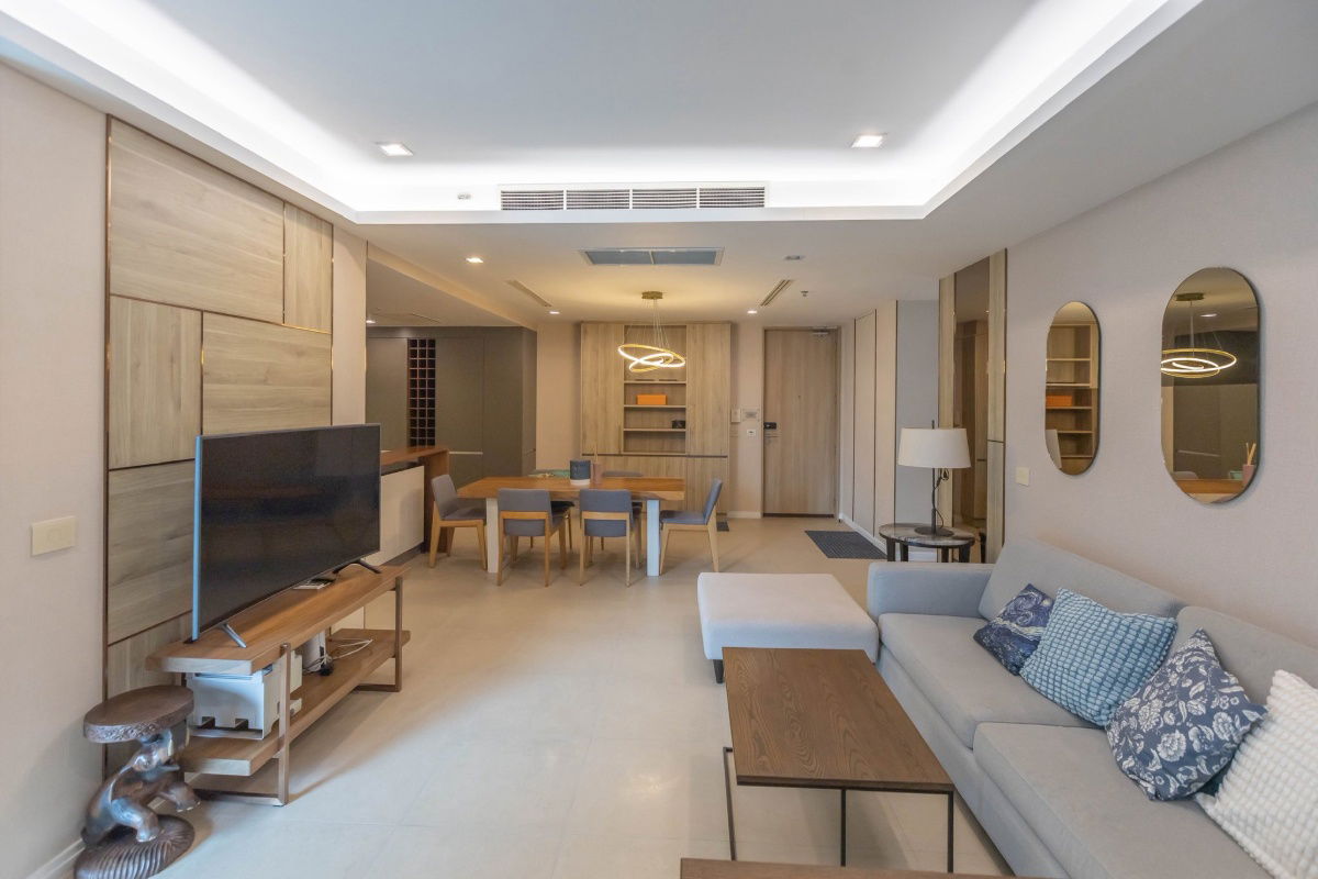 For Rent Condo THE RIVER Building B, Floor 28,3 bed room, Room size 138 sqm