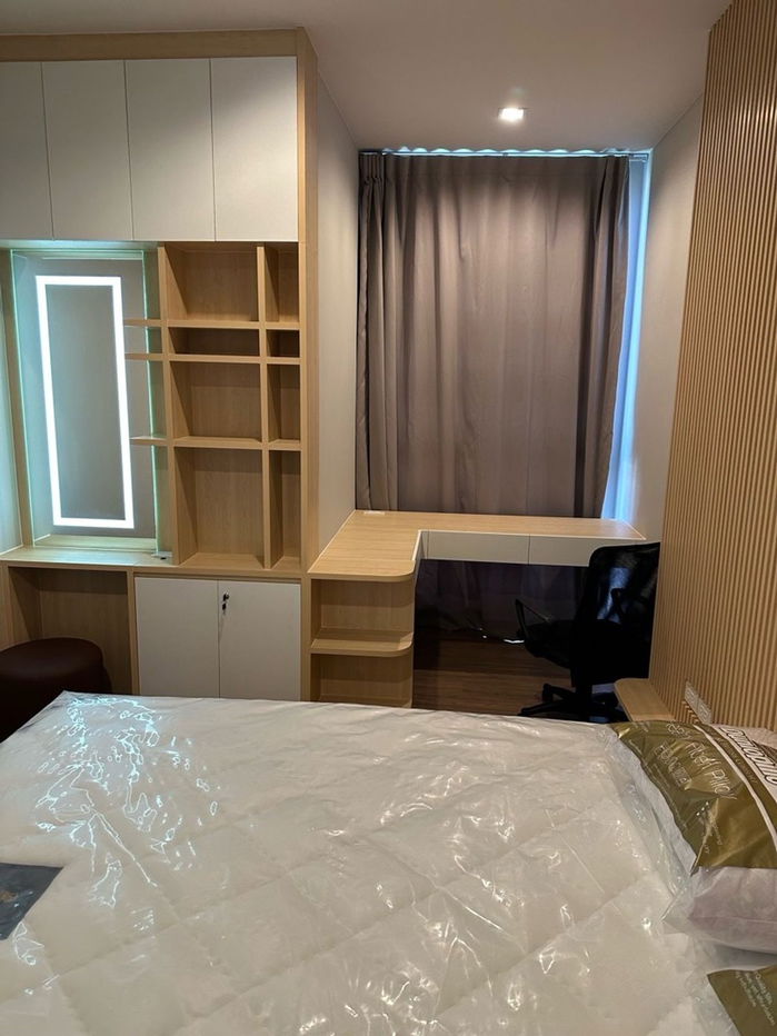 ✨ Condo for rent: Q Prasarnmit ✨ 4th floor, beautiful view, open, no buildings blocking the view 🌿