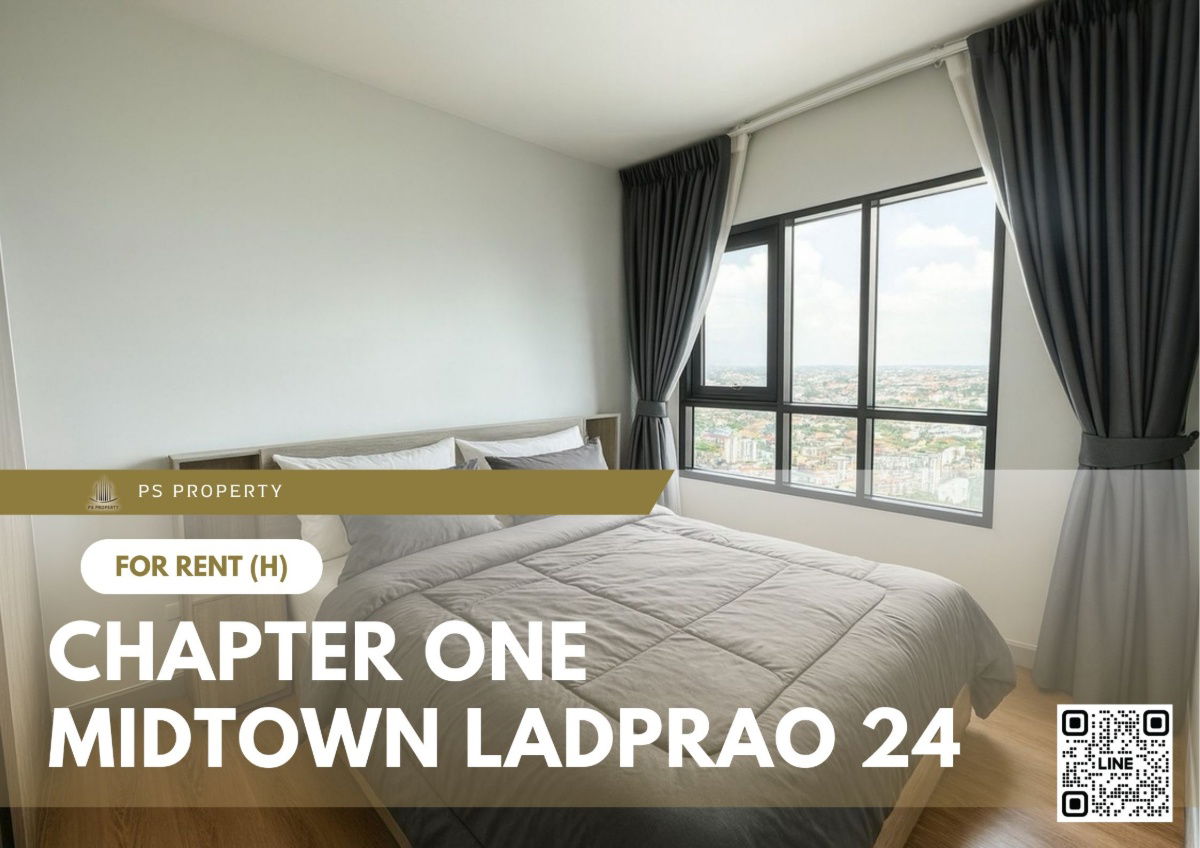 For rent 📍 Chapter One Midtown Ladprao 24 📍 Fully furnished and equipped, near Central Ladprao