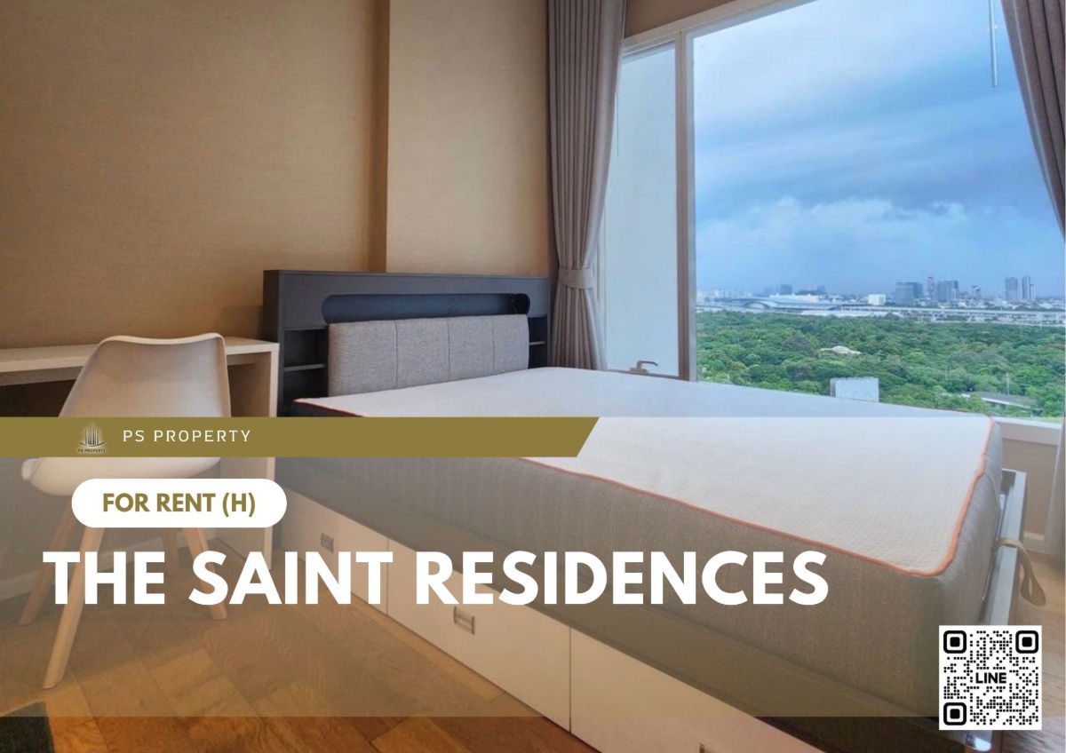 For rent ✨ The Saint Residences ✨ Fully furnished and equipped, near BTS Ha Yaek Lat Phrao