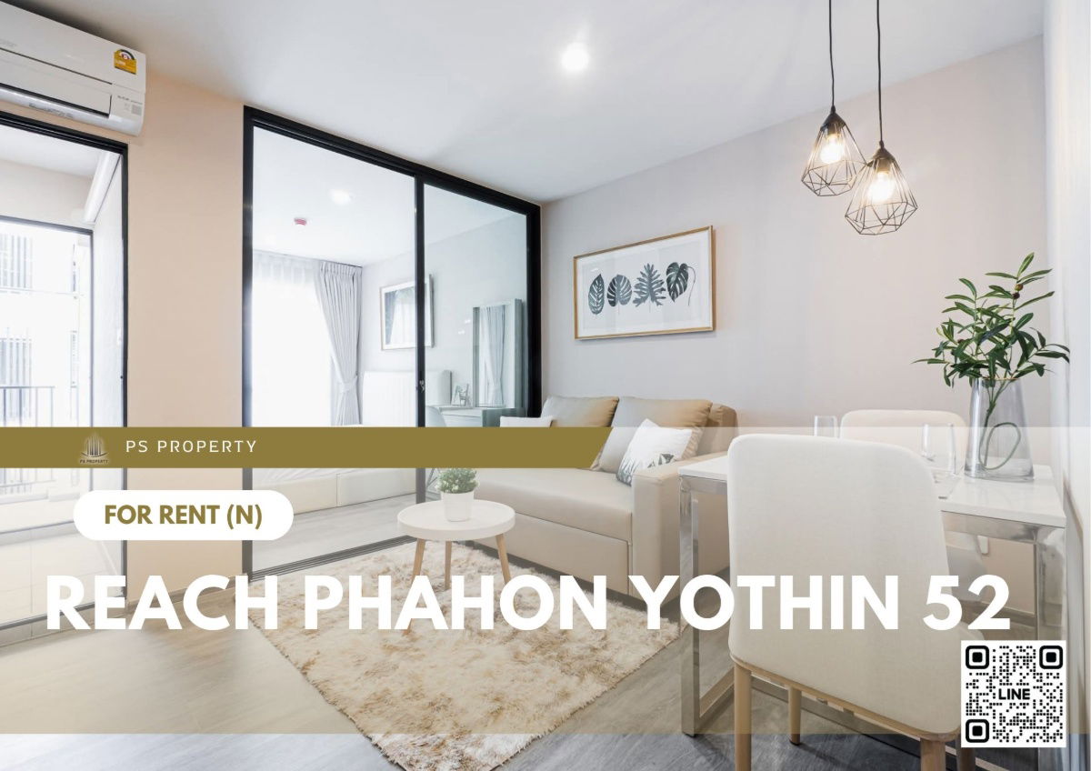 For rent ✨ REACH Phahon Yothin 52 ✨ near BTS Saphan Mai, fully furnished and equipped with appliances