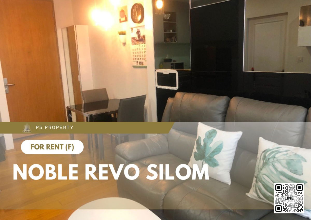 For rent 🔥 Noble Revo Silom 🔥 Fully furnished and equipped, near BTS Surasak