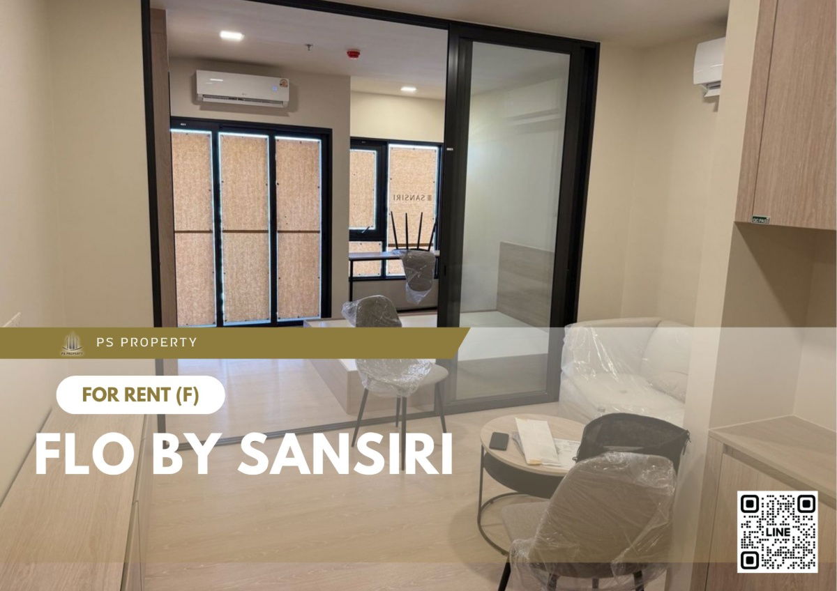 For rent 📍 FLO by Sansiri 📍 Fully furnished and equipped, near BTS Khlong San