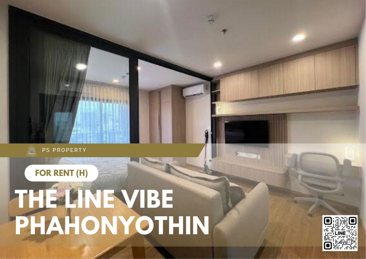 For rent ✨ THE LINE VIBE Phahonyothin ✨ Fully furnished and equipped, opposite Central Ladprao