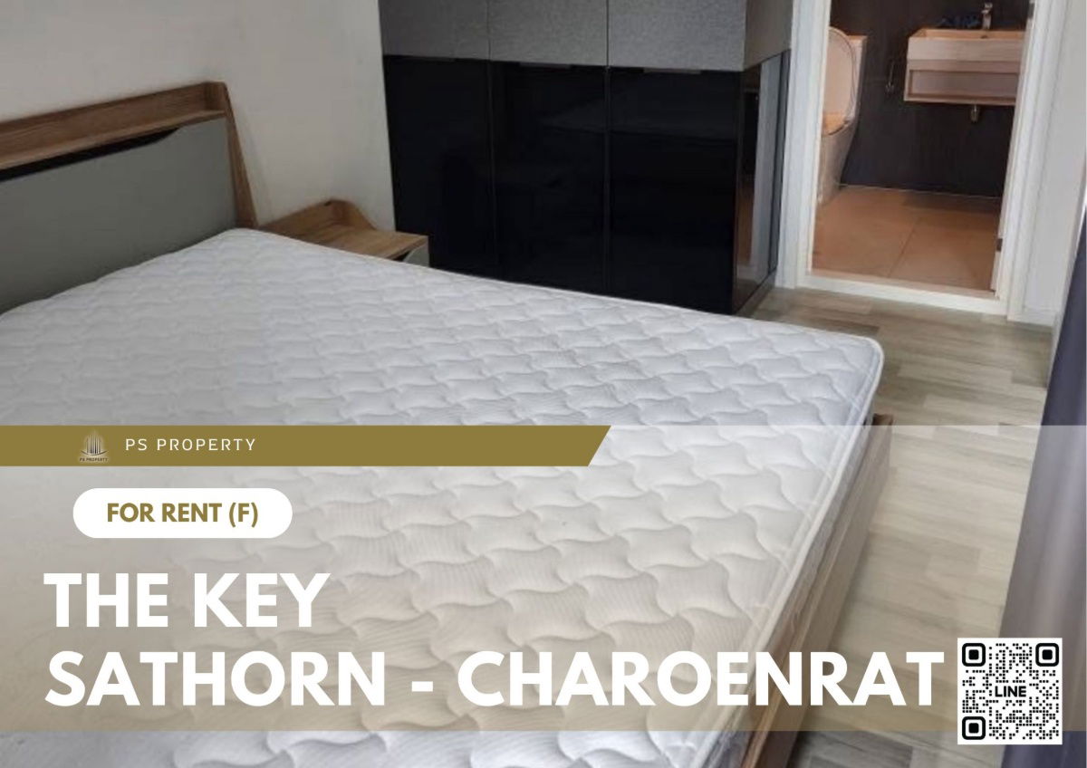 ให้เช่า 🔥 The Key สาทร-เจริญราษฎร์ 🔥 ตกแต่งพร้อมอยู่ ใกล้ BTS สุรศักดิ์