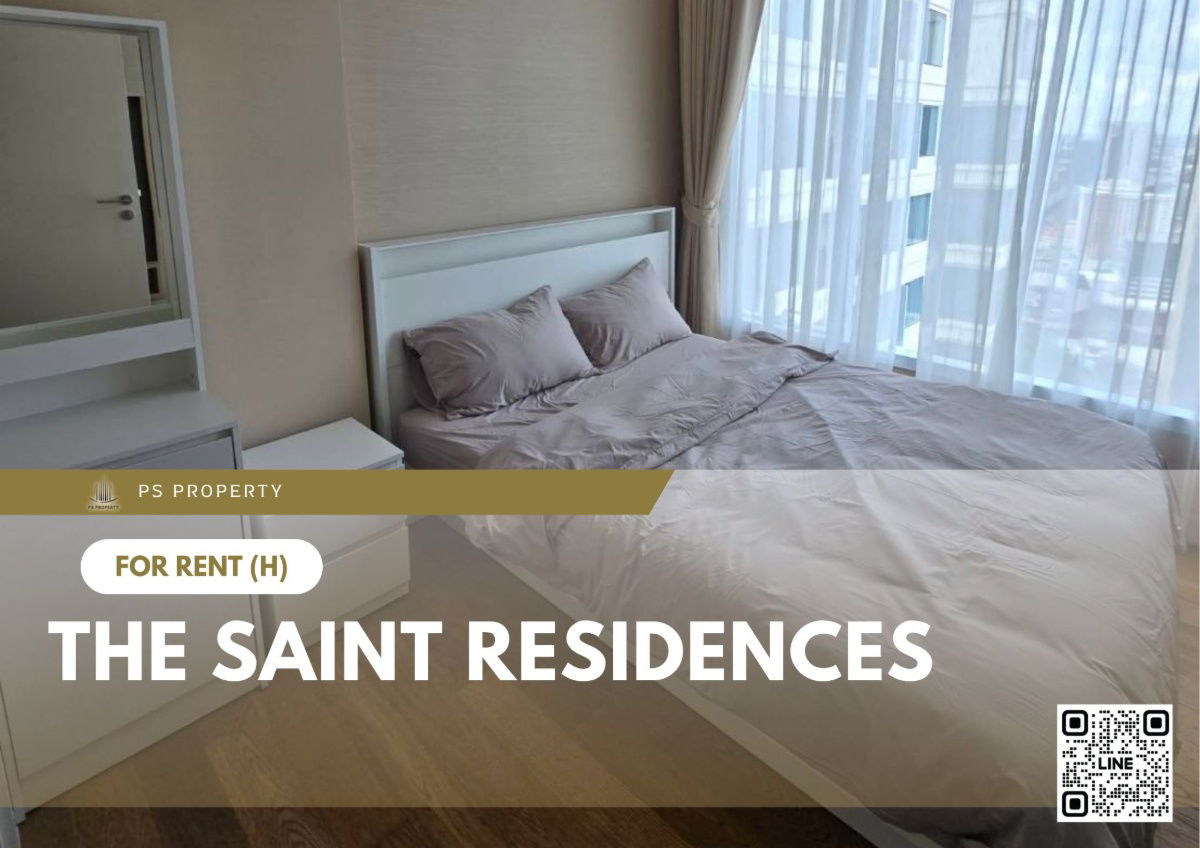 For rent ✨ The Saint Residences ✨ Fully furnished and equipped, near BTS Ha Yaek Lat Phrao