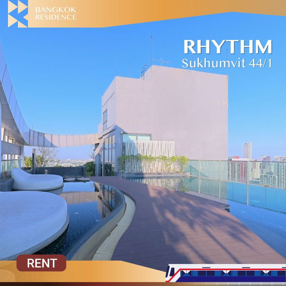 Rhythm Sukhumvit 44/1 🌊 Beautiful River-View Unit 🌟 Newly Renovated, Near BTS Phra Khanong