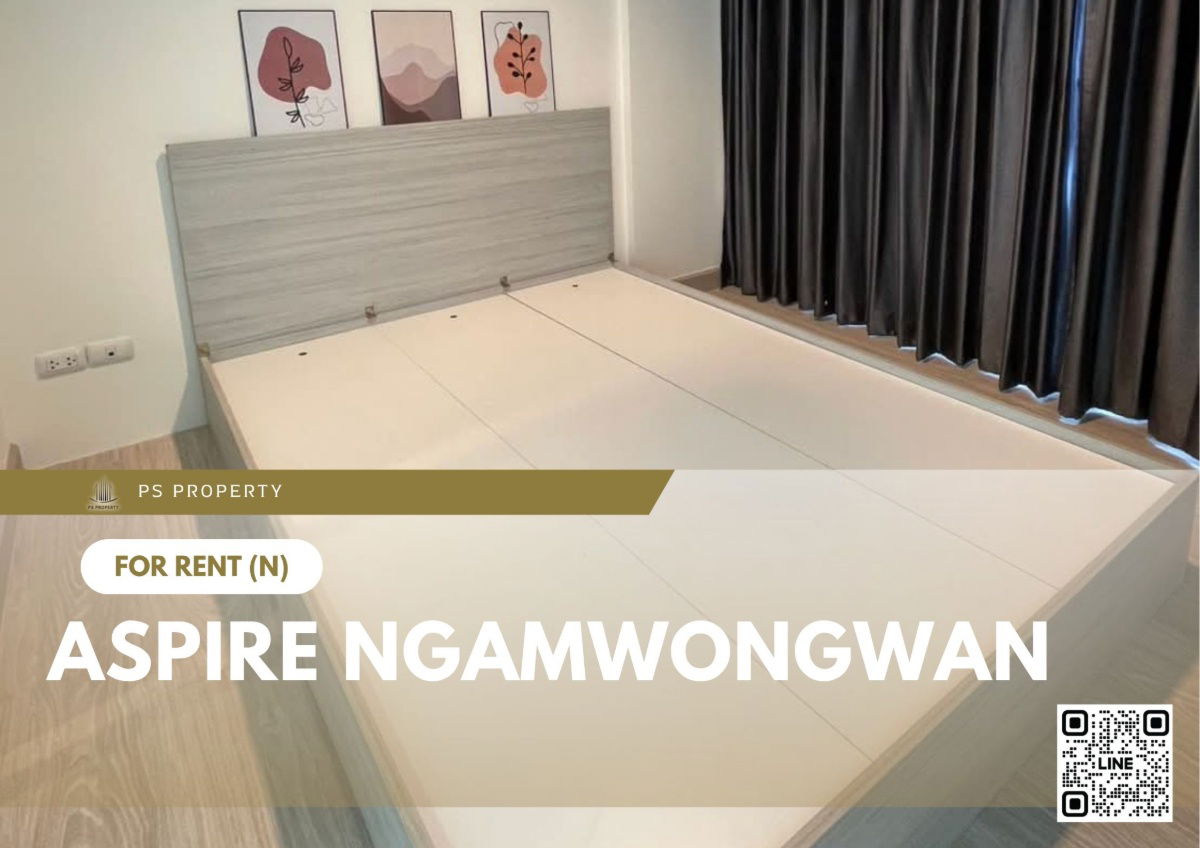 For rent ✨ Aspire Ngamwongwan ✨ Fully furnished and equipped, near The Mall Ngamwongwan