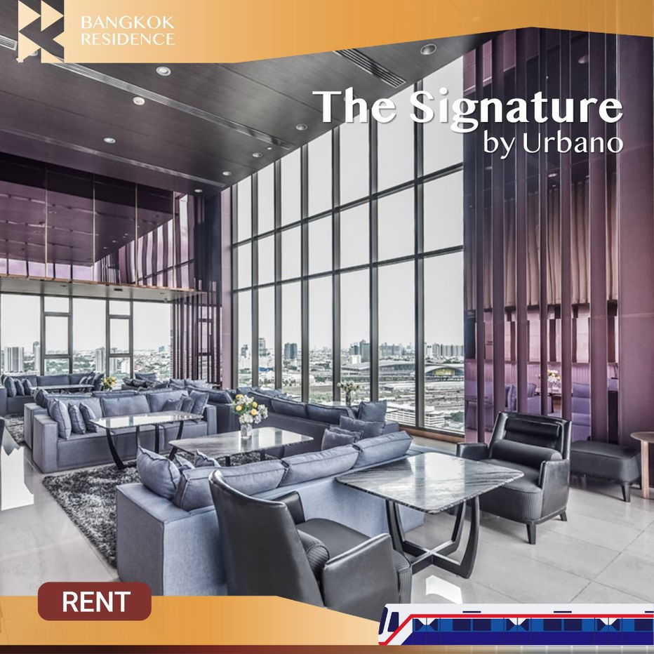 The Signature by Urbano ✨ Beautiful Fully Furnished Unit Available for Rent 💥 Near BTS Saphan Khwai