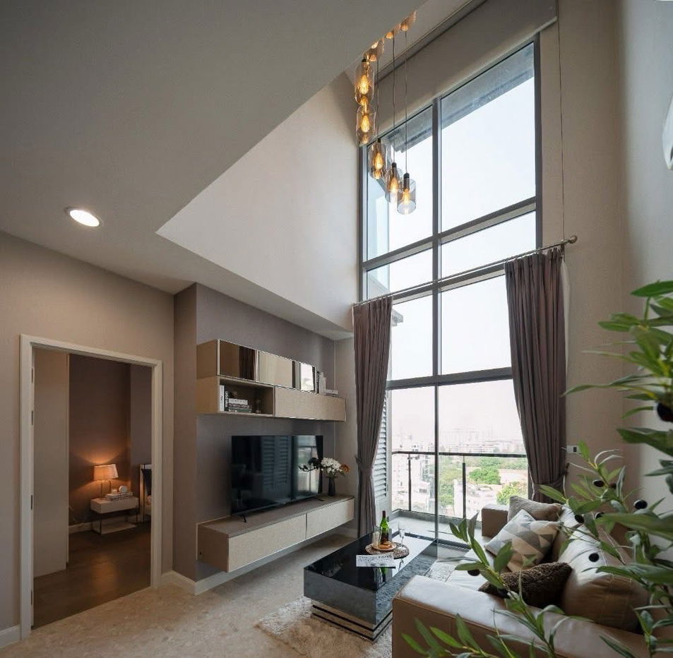 Super Luxury Duplex  Rare Unit @ The Crest Sukhumvit 34 For Rent ✅ready to move in