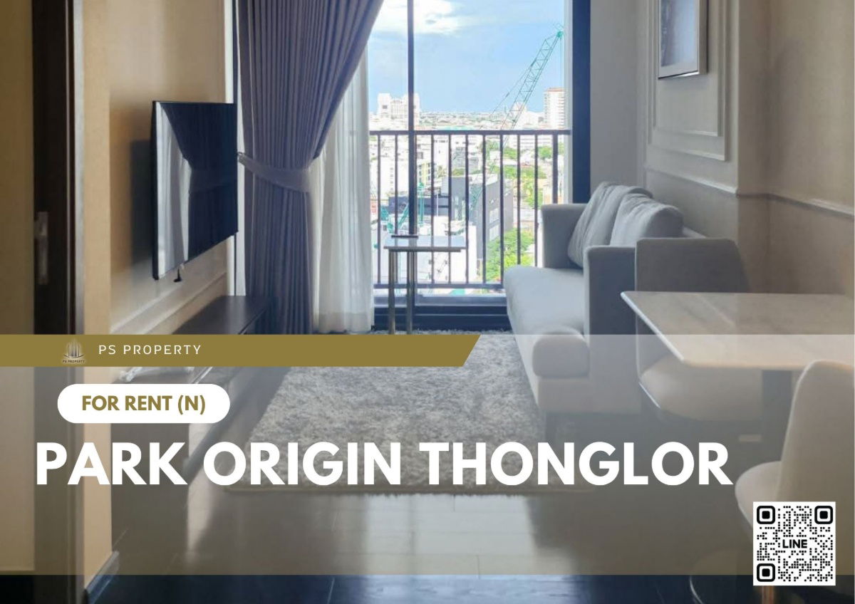For rent 📍 PARK ORIGIN THONGLOR 📍 Fully furnished and equipped, near BTS Thonglor