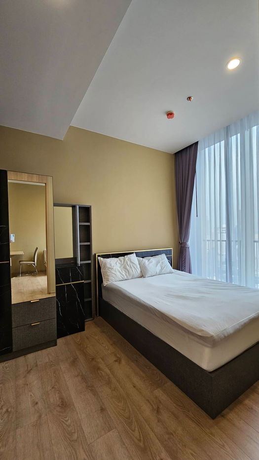 🏙️ Luxury room in the heart of Asoke! Condo for rent Noble BE 19, fully furnished, near BTS, has a washing machine, MD-25079001