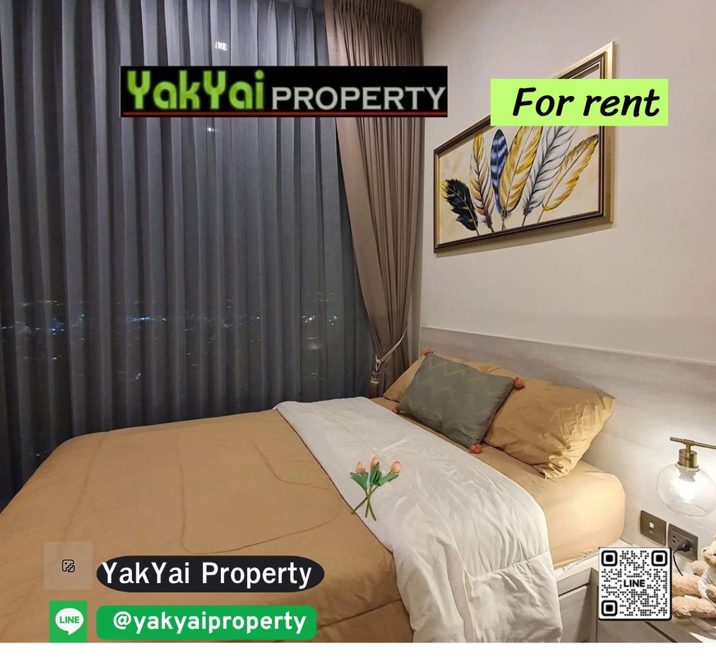 🏡 Live comfortably to your heart's content at The  line sukhumvit 101 . Near BTS Pu Chao, easy access and close to everything. 🩵 Fully furnished.