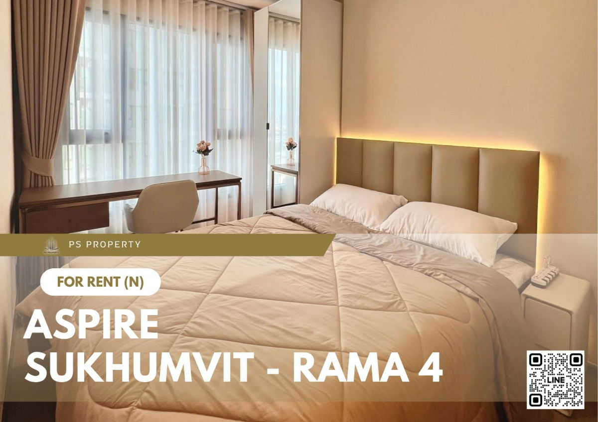 出租 🔥 Aspire Sukhumvit - Rama 4 🔥 家具齐全，靠近 BTS Phra Khanong