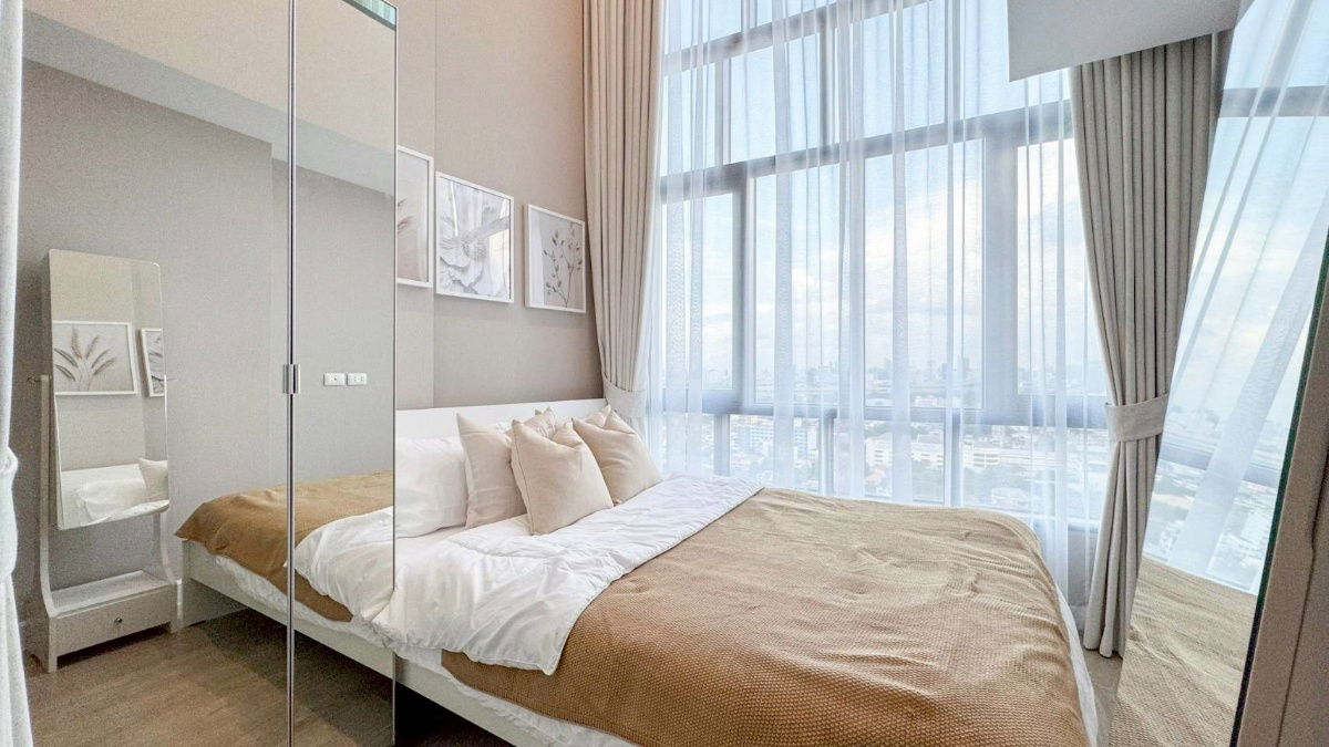 Condo for rent double space fully furnished ready to move in Metro sky Bangsue(Short-term rental available) line:Rangsima07