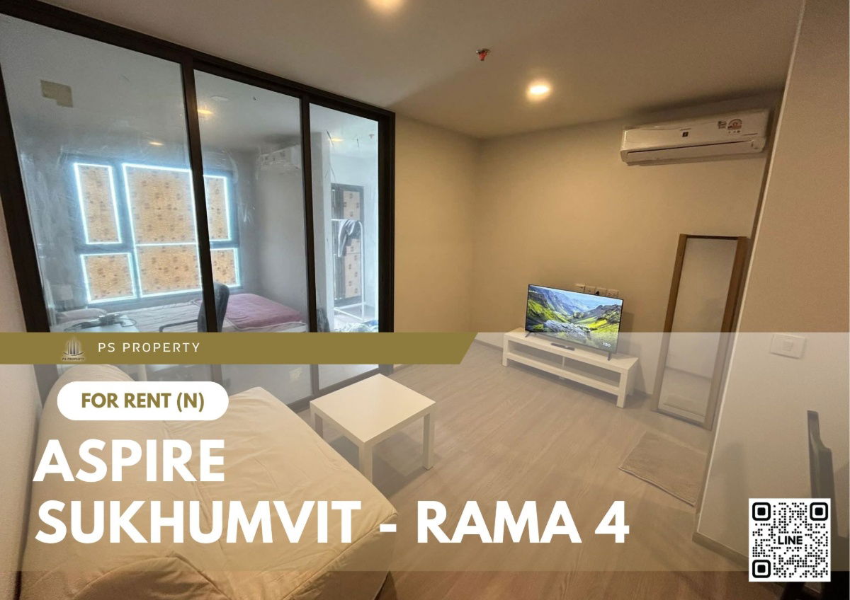 For rent 🔥 Aspire Sukhumvit - Rama 4 🔥 Fully furnished and equipped, near BTS Phra Khanong