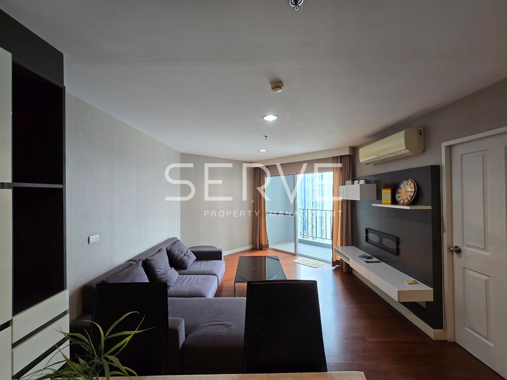 2 Beds with Bathtub Large Room Good Location MRT Phra Ram 9  500 m. and CentralPlaza / For Rent&Sale-Belle Grand Rama 9