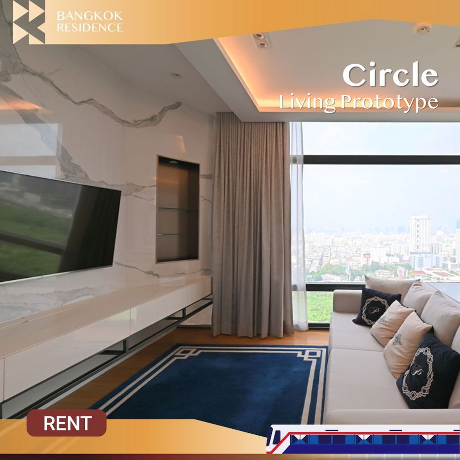 Circle Living Prototype 🛋️ Beautiful fully furnished unit ✨ Near MRT Phetchburi