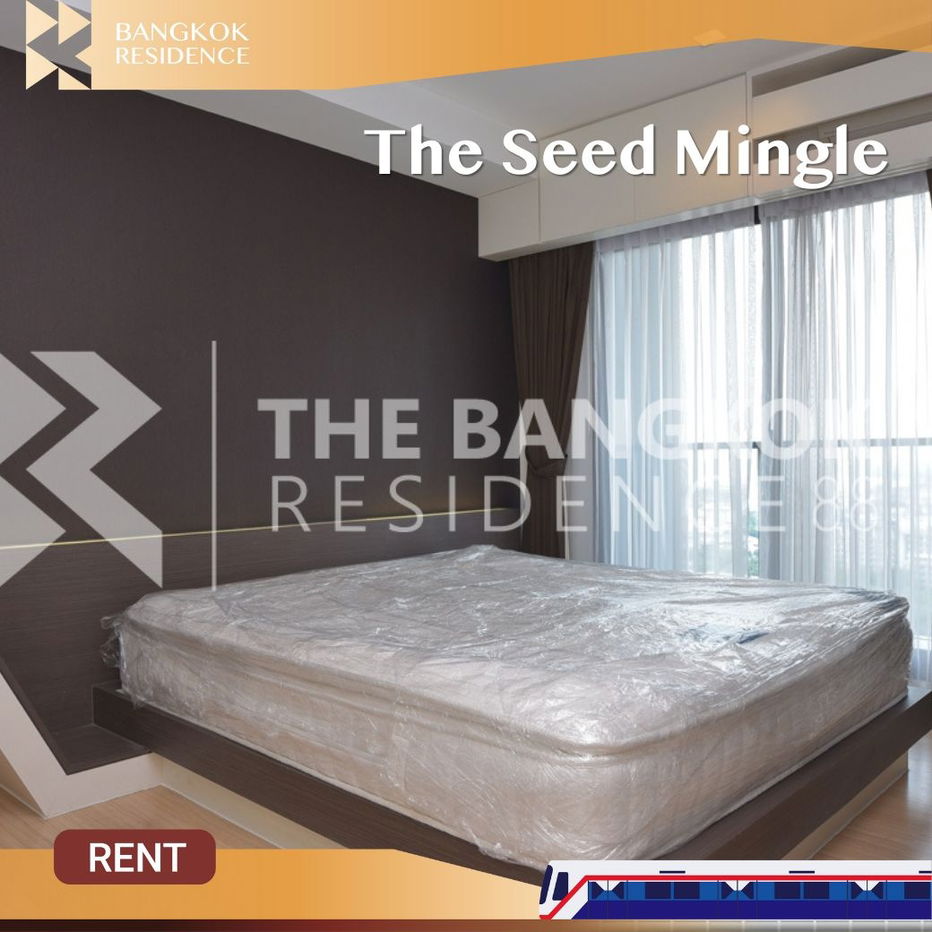 The Seed Mingle 🌟 Stylishly furnished, high-floor unit  🏙️, near MRT Lumpini