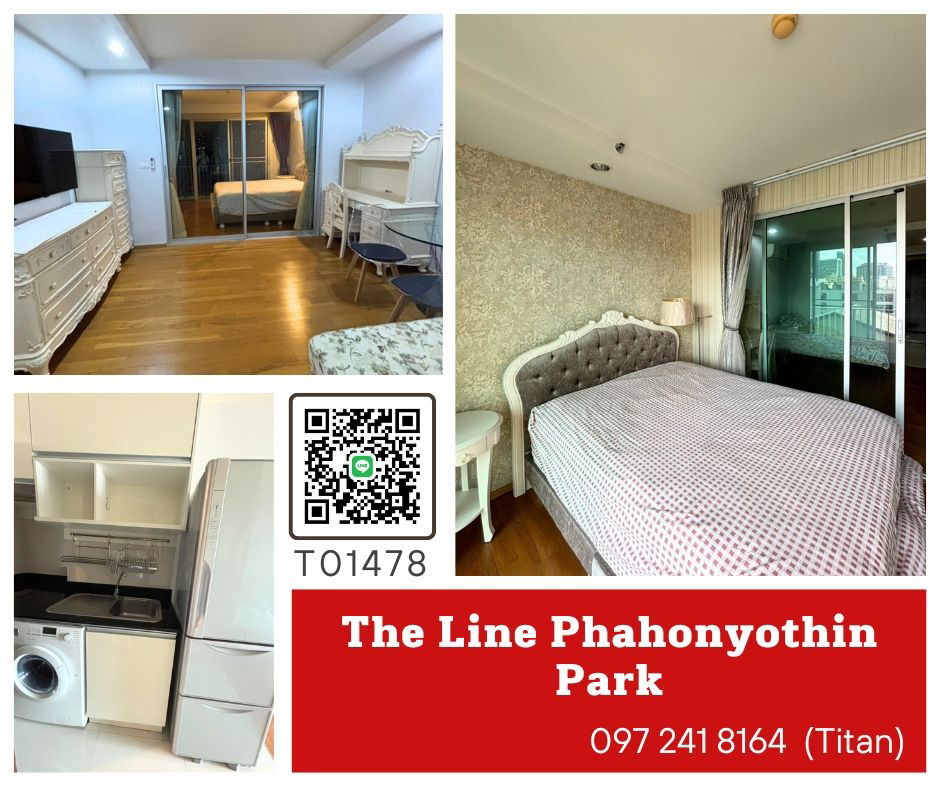 🎉 Urgent!! Available now, ready to move in, The Line Phahonyothin Park 🎉  You can make an appointment to see first (T01478)