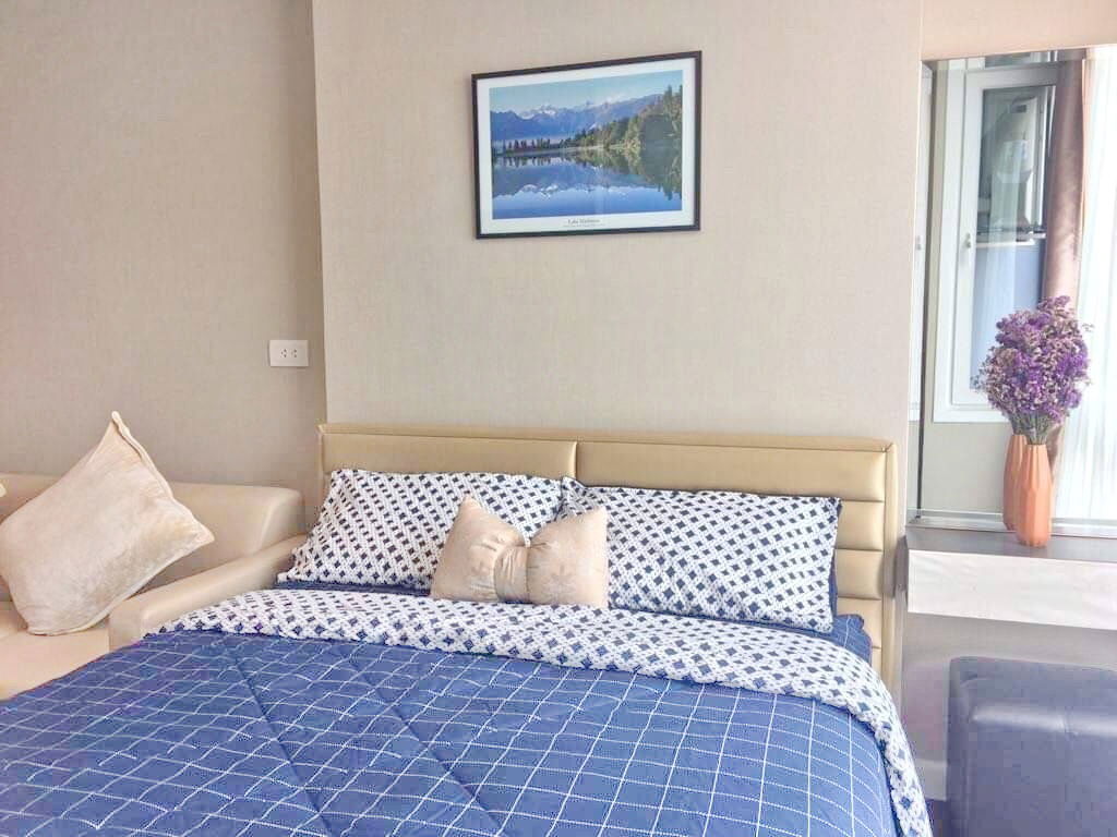 For rent Studio, 38th Fl, The Metropolis Samrong, close to BTS & MRT Samrong