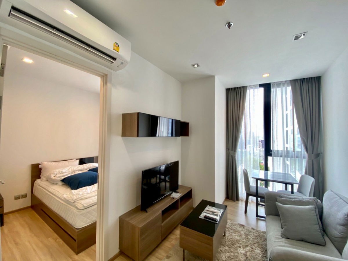 ให้เช่าคอนโดมิเนียม The Line Phahons-1 ห้องนอน เพียง 20,000 บาท ขนาด 34.07 ตร.ม ชั้น 43 วิวสูง ใกล้ BTS สะพานควาย