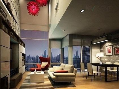 ငှားရန်ရှိသော Villa Ratchathewi Duplex 1 အိပ်ခန်း 18 လွှာ၊ BTS Ratchathewi အနီးရှိ Building A ၊