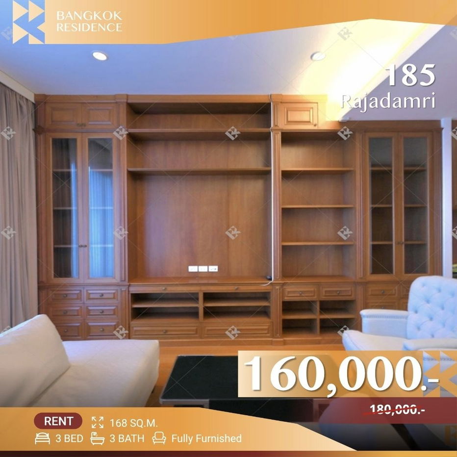 185 Rajadamri 💎 Private Living with Premium Project in Prefect Location ⚡ Near BTS Ratchadamri