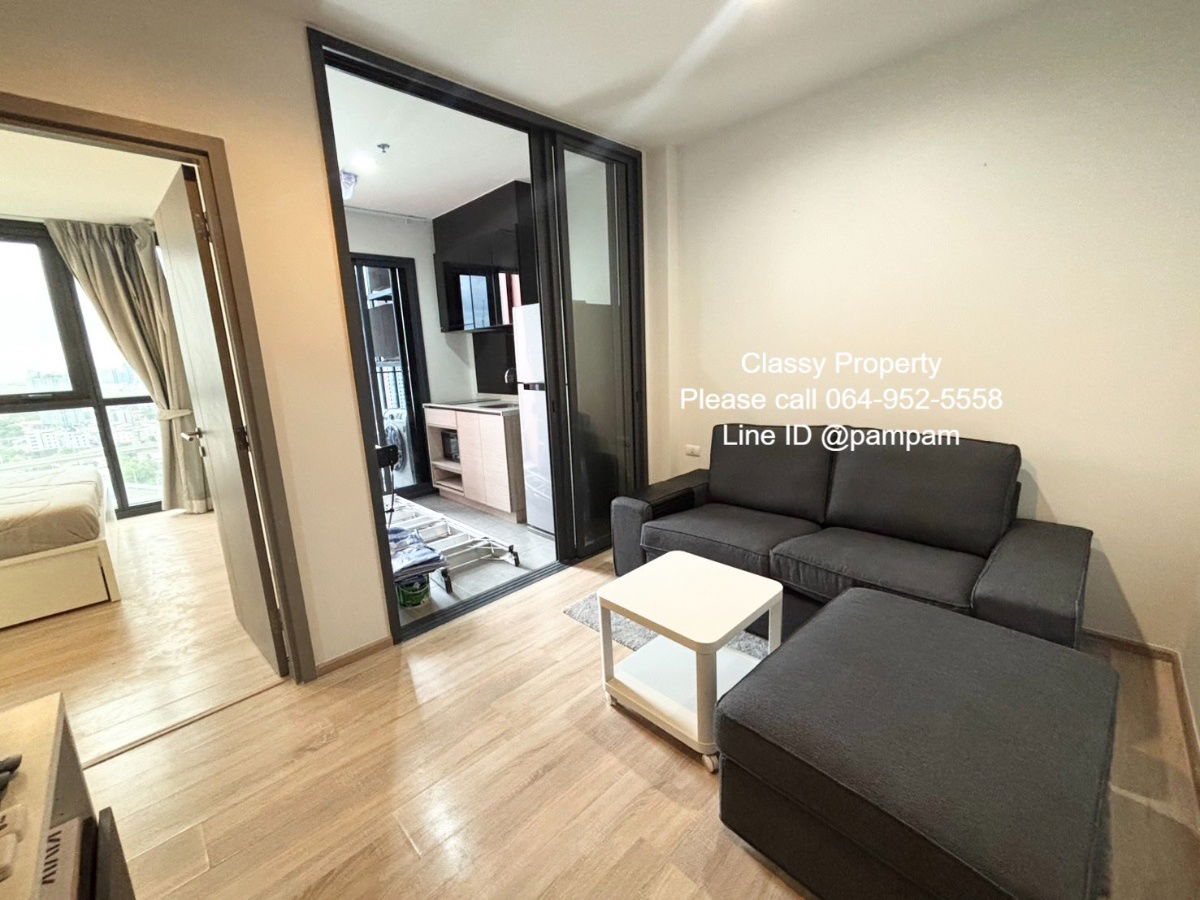*** Condo for Rent : The Base Garden-Rama9 High floor Fully furnished Nice decorated ***
