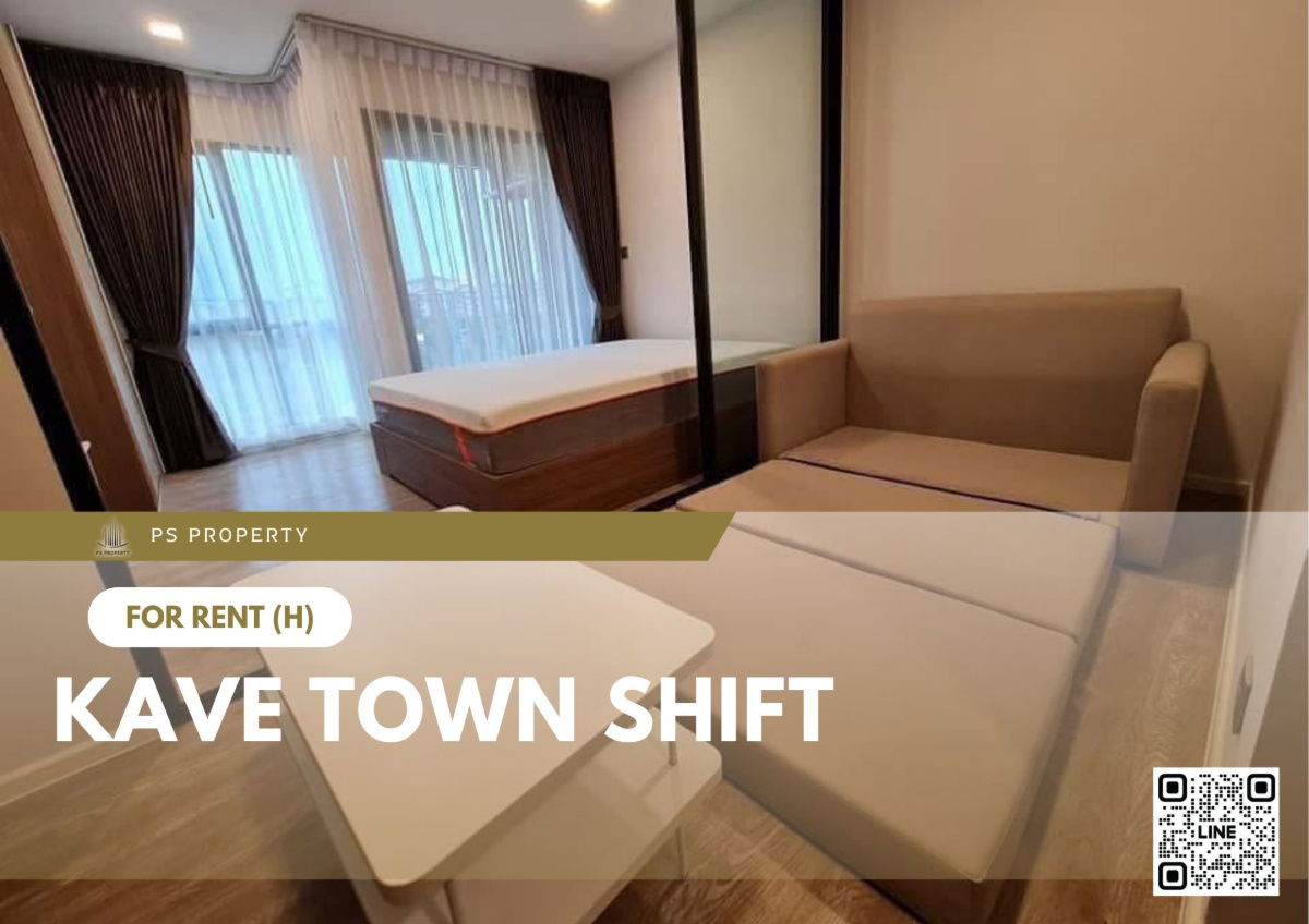 For rent ✨ Kave Town Shift ✨ Fully furnished and equipped, near Bangkok University