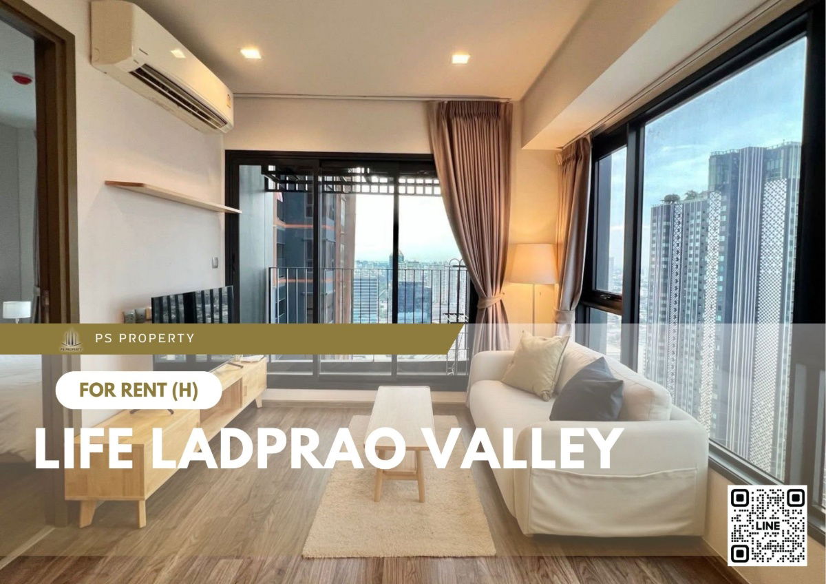 For rent ✨ Life Ladprao Valley ✨ Fully furnished and equipped, near BTS Ha Yaek Lat Phrao/MRT Phahon Yothin