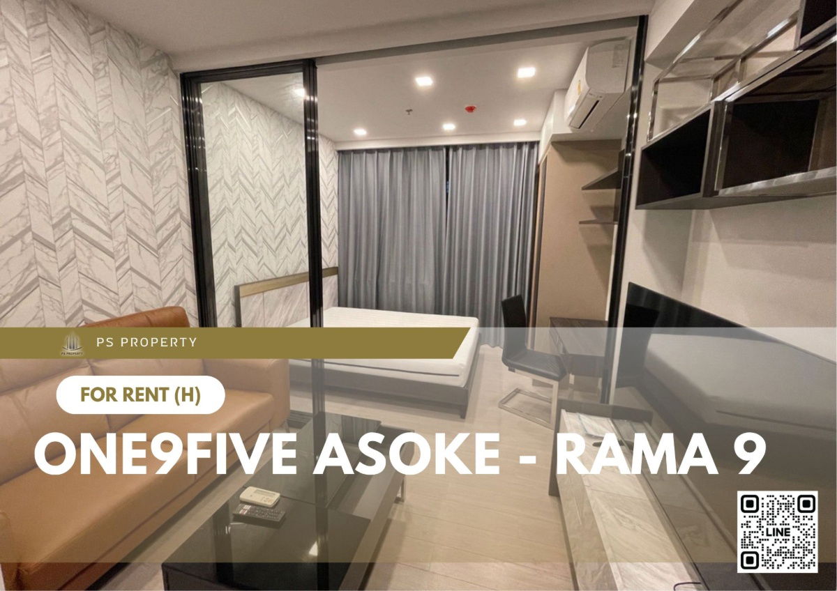 For rent 📍 One9Five Asoke - Rama 9 📍 Fully furnished and equipped, near MRT Rama 9