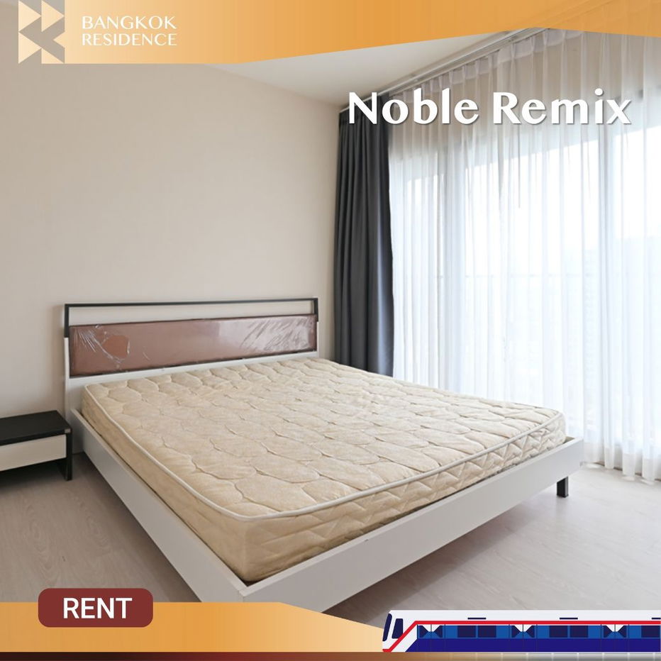 Noble Remix 💎 Fully furnished, ready to move in. Unblocked city view 🏙️ Near BTS Thong Lo