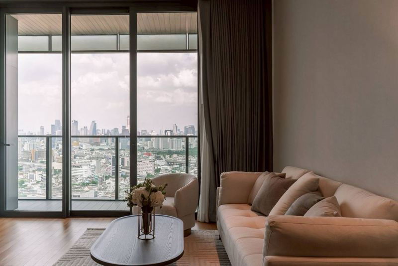 For Rent Banyan Tree Residences Riverside Bangkok, 1 bedroom 2 bathroom, high floor, River view