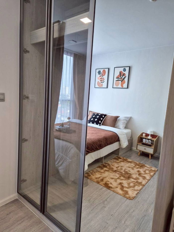 公寓出租：Atmoz Tropicana Bangna，准备入住。如有兴趣，请联系 Line @goodmanpro 或致电 0999029192。