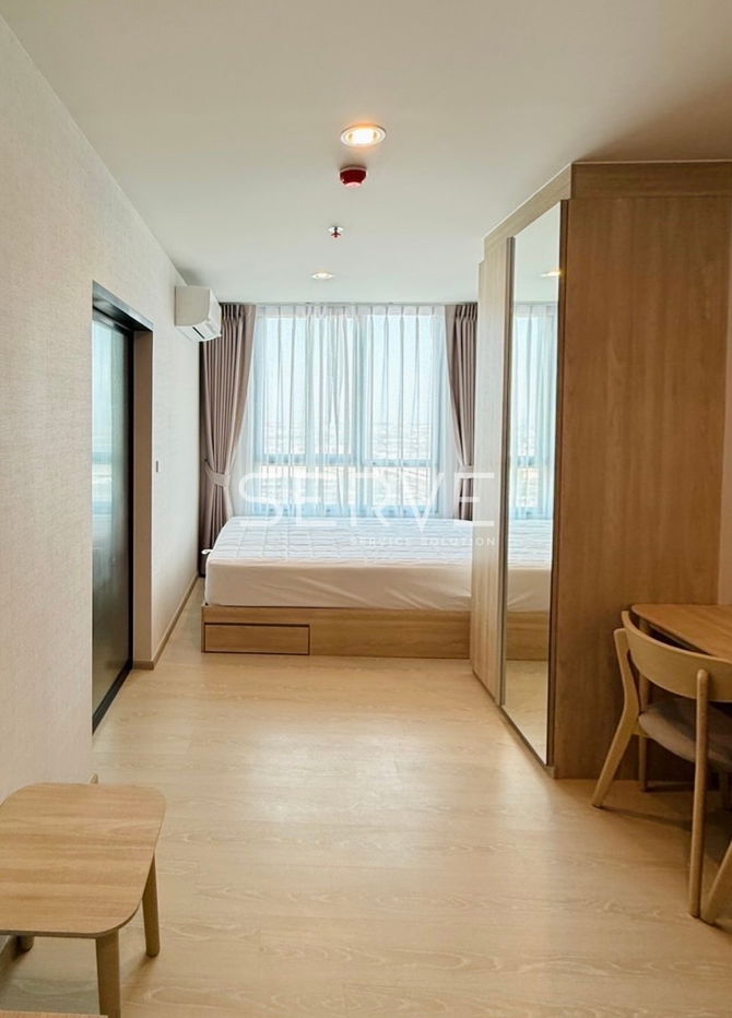 Studio Nice Room High Fl. 30+ Fully furnished New Condo Good Location Next to Mega Bangna @ NUE Mega Plus Bangna