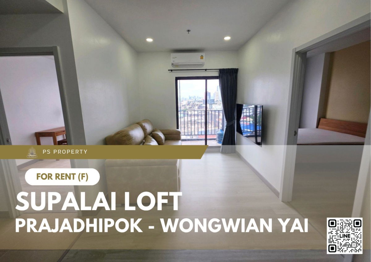For rent 📍 Supalai Loft Prajadhipok - Wongwian Yai 📍 Fully furnished and equipped with appliances