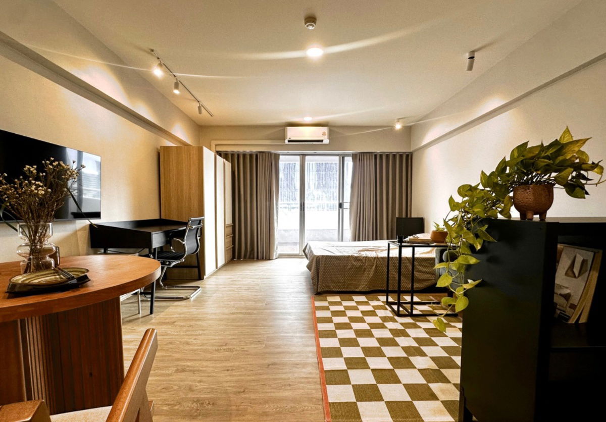 For rent: Pathumwan Place, beautiful, good location, ready to move in, near BTS National Stadium. Interested? Add Line: @841qqlnr