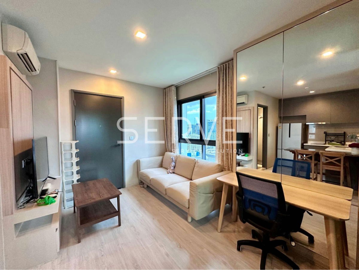 1 Bed Super High Floor 20+ Nice Room Fully furnished Good Location Close To BTS Victory Monument m. @ Rhythm Rangnam